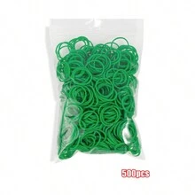 Paquete de 500 piezas de bandas elásticas de goma de diversos colores, diámetro de 16mm, para oficina, escuela, hogar, empaquetado de la vida diaria, duraderas y resistentes