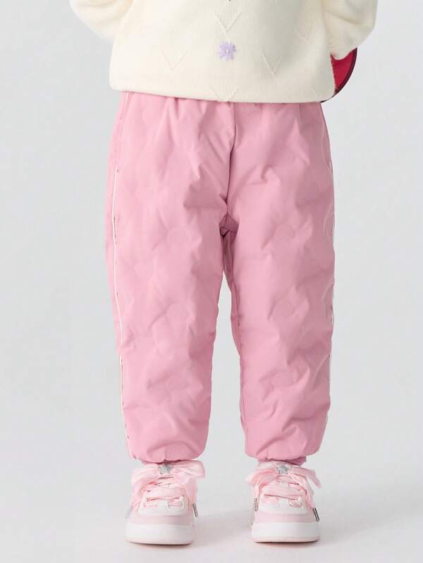 Balabala Young Girls' Pants Warm, Thermal Lined Joggers For Winter 2024