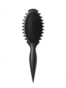 Diseñado por Candybrush Nuevo cepillo definidor de rizo 2024, cepillo para cabello rizado, cepillo para peinado con pinzas de caimán, cepillo perfilador de rizado y elevador de bordes para cabello rizado húmedo, desenredado, moldeado y definición de rizos para mujeres y hombres