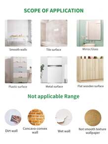 1 pieza Decoración de festival Pegatina decorativa para pared, pegatina para interruptor, pegatina autoadhesiva con diseño de luna, impermeable y removible de PVC para decorar la sala de estar y el dormitorio, pegatina para interruptor, pegatinas, vinilos decorativos para el hogar, artículos de decoración de primavera para refrescar tu hogar, pegatinas de decoración de festivales, regalos de cumpleaños, graduación, E-I-D - Multicolor - Ver 8