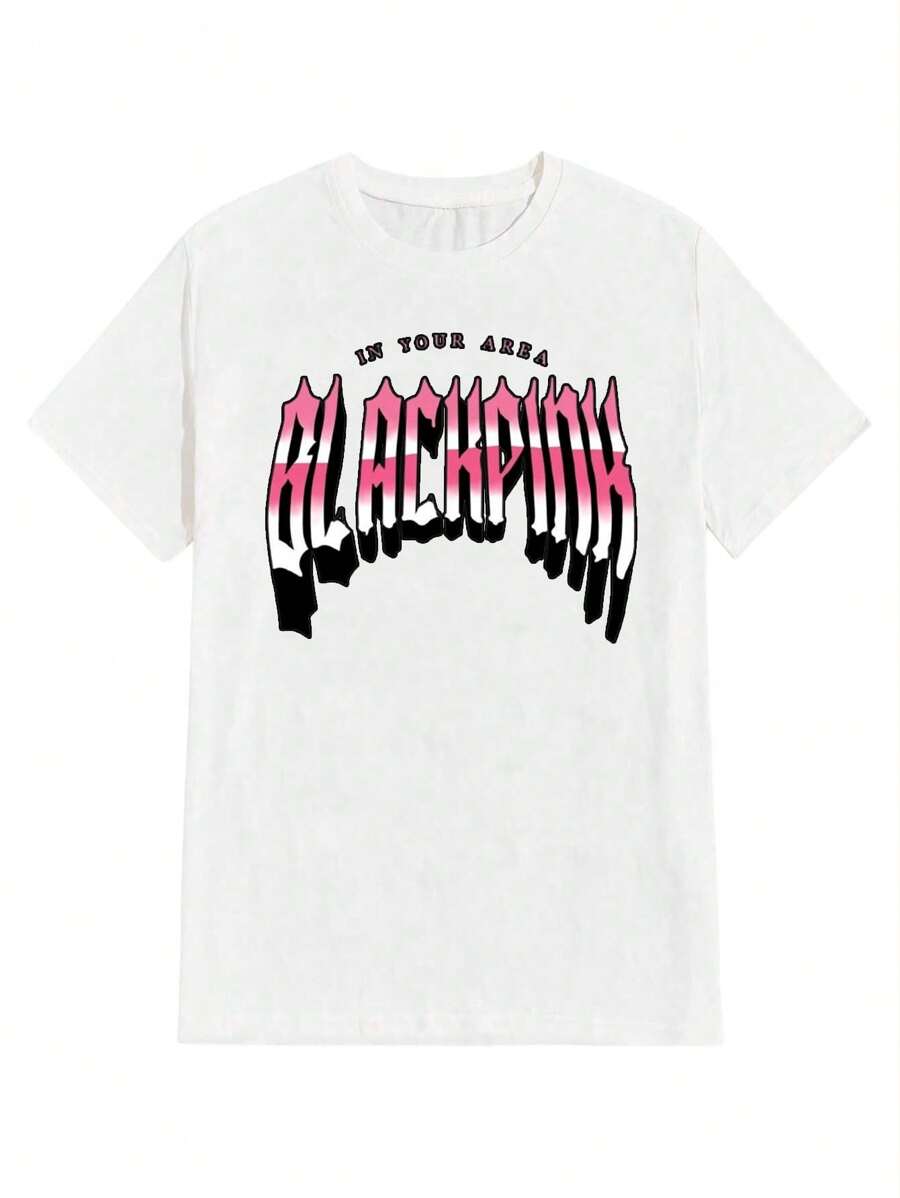 Kpop Unisex T-Shirt 100% Cotton NEW! - 白色 - 查看 1