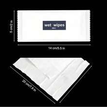 10/20/50/100 Single-Layer Aviation Wet Wipes, Hotel Catering Takeaway Disposable Items, Cleaning Wet Wipes, Small Bags, Compact And Portable Personal Cleaning Wet Wipes, Individually Packaged