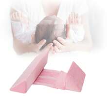 Baby Side Pillow, 45° Inclined Triangle Support Pillow With Invisible Zipper, Removable Pillowcase - Pink - View 7