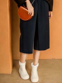 Women's Snow Boots, Waterproof & Warm Winter Boots, Soft Plush Ladies Boots, Fashionable New Cozy Winter Boots For Outdoor Rainy Days, Casual Cute Young Women's White Boots, Flat Round Toe Easy To Clean Anti-Mud & Water Ladies Rain Shoes, Women's Winter Boots, Women's Rain Boots, Outdoor Waterproof Work Shoes, Warm & Waterproof Ladies Short Boots, White Winter Boots - White - View 8