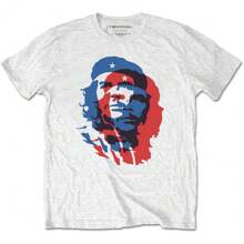 Che Guevara | Official Band T-Shirt | Blue And Red - 48-Hour Fast Shipping!  - White - View 1
