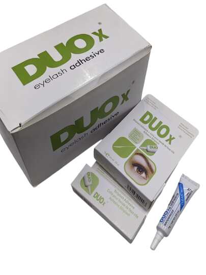 4 Piezas Pegamento Para Pestañas Postizas Transparente Clear White Duox