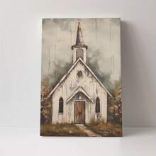 1 件，帆布悬挂海报，实木框架画，农舍风格帆布印刷海报，乡村帆布墙艺术，浴室卧室办公室客厅墙壁装饰的艺术品壁画，家居装饰 - 彩色 - 查看 8