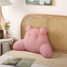 Cute Reading Pillow Backrest Pillow Bed Cushion With Soft Removable & Washable Cover Support Lumbar For Adults And Children To Sit Up In Bed/Couch
