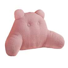 Cute Reading Pillow Backrest Pillow Bed Cushion With Soft Removable & Washable Cover Support Lumbar For Adults And Children To Sit Up In Bed/Couch