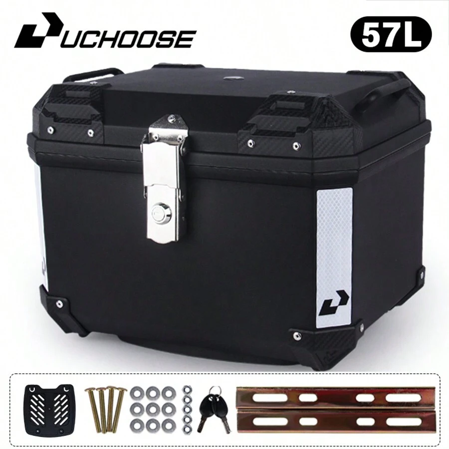 57L Motorrad Universal Topcase, für R1200GS R1250GS F800GS F850GS G310gs, große Kapazität Gepäckbox für Werkzeuge und Heckgepäck