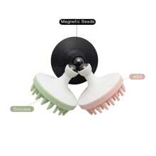 1 chiếc bàn chải massage da đầu bằng silicon mềm, giúp thúc đẩy mọc tóc và loại bỏ gàu. - Nhiều màu - Xem 7