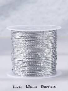 1 件 0.2-1 毫米金/银线花边绳手链项链编织绳适用于 DIY 流苏串珠香巴拉串珠宝制作配件 - 彩色 - 查看 22