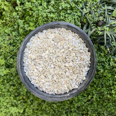 Pedrisco 1kg PALHA granilha n°0 (2-5mm) pedra pedrinhas ornamentais decorativas para suculentas para decoraçao de vasos, plantas, Bonsai e cactos