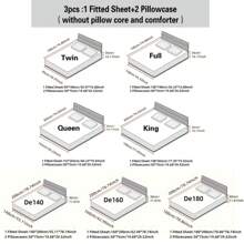 3pcs Crystal Velvet Bedsheet Set, 1pc Bedsheet + 2pcs Pillowcases (Without Filler), Deep Pocket Soft Bedding Set - Dark Grey - View 2