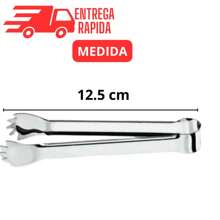 Kit 3 Stainless Steel Barbecue Meat Tongs For Appetizers 12.5 CM - 彩色 - 查看 3
