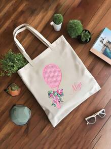 Spersonalizowana torba tenisowa, spersonalizowana torba tenisowa, sportowy prezent tenisowy dla niej, spersonalizowana torba tenisowa, torba miłosna tenisowa, prezent tenisowy