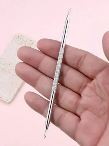 Set di 4 pezzi di strumenti in acciaio inossidabile per la rimozione dell'acne, kit estrattore di punti neri e brufoli con custodia, kit di strumenti di bellezza e trucco