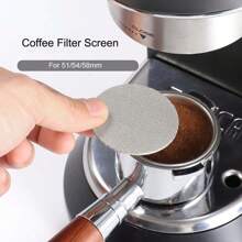 Filtro reutilizable de café de 51/54/58 mm, pantalla de malla resistente al calor, portafiltros Barista para hacer café expreso, accesorio para máquina de café, útil para volver al colegio