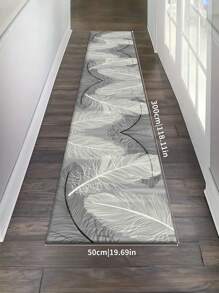 1 Piece Gray Modern Minimalist Style Area Rug, Plush Velvet With 850g/M² Thickness 0.8cm, Rectangle Shape, Non-Slip Washable, Home Decor, Suitable For Living Room, Kitchen, Dining Room, Office, All Seasons