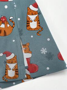 圣诞节 V 领口袋护理手术服 T 恤手术服制服女士服装印花上衣短袖