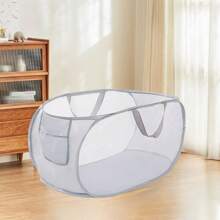 多功能可折叠收纳篮，适用于玩具、娃娃和毛绒玩具 - 适用于育儿室和家庭的聚酯收纳箱 - 多色 - 查看 12