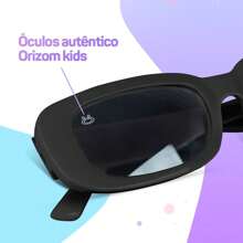 Since84 Kids Sunglasses For Girls Square Black Vintage Lenses With UV400 Protection For Children From 4 Years Old Elegance And Safety Exclusive Case Style And Daily Care - màu đen - Xem 3