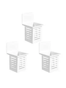 1/2/3 cái, Ống đựng cọ trang điểm, Ống đựng cọ trang điểm, Hộp đựng mỹ phẩm treo tường, Ống đựng cọ trang điểm có thể tháo rời, Hộp thoát nước đựng đồ vệ sinh cá nhân phòng tắm, Kệ phòng tắm, Hộp đựng lược chải tóc treo tường nhà vệ sinh phòng tắm, Kệ chậu rửa mặt, Giá đựng kem đánh răng, Hộp đựng bàn chải đánh răng, Hộp đựng bộ xương đa chức năng, Sử dụng cho nhiều tình huống, Giá thoát nước nhà bếp Hộp đựng đồ thoát nước bát đĩa - trắng - Xem 7