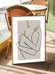 1/3 piezas Carteles de arte moderno, líneas abstractas, bloques de color, minimalismo, personajes abstractos, abrazos, arte de citas en lienzo, pintura al óleo. Decoración para dormitorio, sala de estar, comedor, cafetería, oficina, sala de estudio, balcón, pasillo, habitación del dormitorio. Regalo ideal para primavera, arte de pared, decoración del hogar, decoración de la habitación, pintura de lienzo sin marco