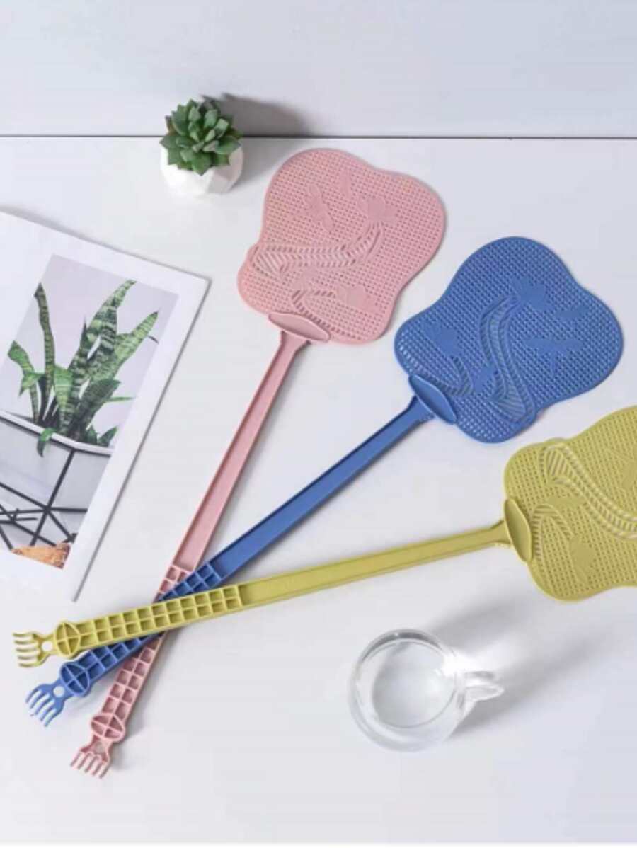 Elettrico multifunzionale Uccidi mosche/Racchetta per la casa - Rosa - Visualizzare 1