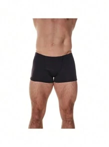 Kit 2 Frelith Basic Plain Men's Boxer Briefs - 黑色 - 查看 3