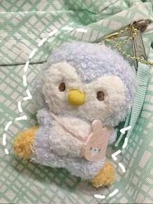 1 件可爱毛绒小鸡企鹅娃娃钥匙扣 - 完美的生日礼物和包袋配件。,家居装饰 - 彩色 - 查看 4