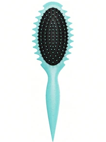 Diseñado por Candybrush Nuevo cepillo definidor de rizo 2024, cepillo para cabello rizado, cepillo para peinado con pinzas de caimán, cepillo perfilador de rizado y elevador de bordes para cabello rizado húmedo, desenredado, moldeado y definición de rizos para mujeres y hombres