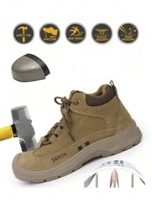 Nouvelles chaussures de sécurité pour hommes pour le printemps/automne 2025, anti-écrasement et anti-perforation, confort de station debout, antidérapantes, légères, chaussures de travail de protection