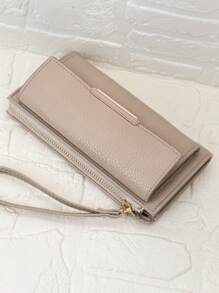 MINGYOU Fashion Soft Material High-End Embroidery Portable Casual Black Mobile Wallet Women's Zipper Mobile Wallet Suitable For Shopping Travel Essential Christmas Gifts Gift Thanksgiving Vintage Gifts For Women Wallet Purse Wallet Long Wallet Wristlet Wallet