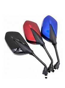 2pcs Espejos Motocicleta Universales , accesorios para motocicleta,espejo retrovisor para motocicleta - Rojo - Ver 6