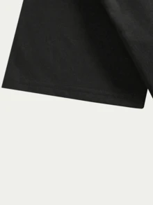 Cotton T-Shirt Streetwear Style Car Breathable Comfort Premium Soft T-Shirt - 黑色 - 查看 5