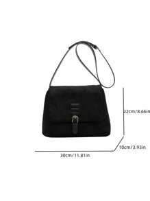 新款秋冬女包复古美亚绒面大容量翻盖休闲百搭风通勤上学日常单肩斜挎大包