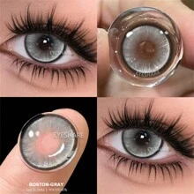 AMARA Natural Color Lens Eyes 2pcs Blue Colored Contact Lens For Eyes Yearly Beautiful Makeup Contact Lenses - Yearly Disposable - View 13