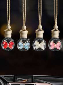 1 件装汽车内饰挂件香水瓶空瓶车载后视镜挂件汽车内饰装饰 - 均碼 - 查看 1