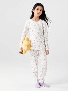 Balabala Tween Girl' 保暖套装 2024 冬季女童