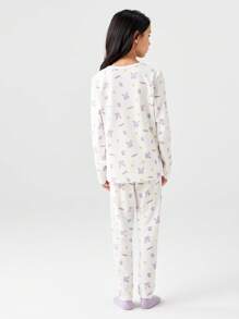 Balabala Tween Girl' 保暖套装 2024 冬季女童