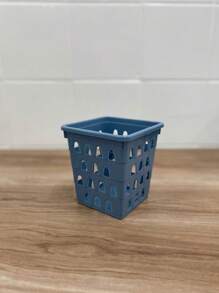 Uninjet Square Organizer Basket For Small Items In Assorted Colors Blue White Black Pink And Transparent For Any Environment - Màu xanh lam - Xem 3
