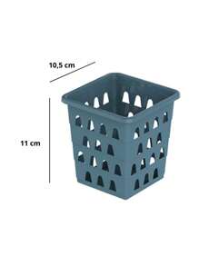 Uninjet Square Organizer Basket For Small Items In Assorted Colors Blue White Black Pink And Transparent For Any Environment - Màu xanh lam - Xem 6