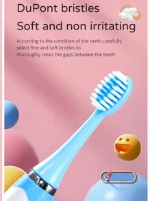 1 件电动牙刷，电池供电，1 键 1 速 / 可充电，1 键 4 速，配有 6 个刷头
