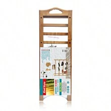 1PC Giá để giày bằng gỗ Cửa đơn giản trong nhà gia đình Giá để giày tiết kiệm Giá để đồ đẹp nhiều lớp - 68CM4 lớp - Xem 3