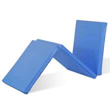 Estera de gimnasia plegable de espuma gruesa y antideslizante de 6'x2' para gimnasia, yoga y fitness