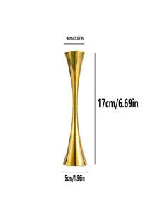 Vaso in acciaio inossidabile, innovativo, elegante, moderno, dalla bocca rotonda, vaso in metallo per fiori per il tavolo del soggiorno