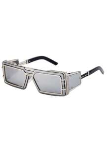 New Fashionable Retro Street Tech Futuristic High-End Fashion Glasses For Men, Personalized Suitable For Everyday Wear And Going Out