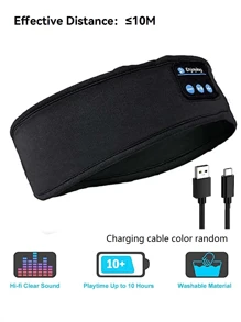 Leopard Sport Stirnband Schlafwireless Kopfhörer Echt kabelloses Ohrhörer mit Mikrofon Over-Ear Kopfhörer für Yoga Workout Schlaf Laufen Camping Computer Telefone PC