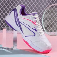Unisex Badminton Schuhe, professionelle Trainings- & Wettkampf Leichtgewicht Sportschuhe, rutschfest, stoßabsorbierend, atmungsaktiv für Jugendliche, geeignet für Tennis, Tischtennis, Badminton